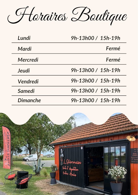 Horaires L'Oléronaise